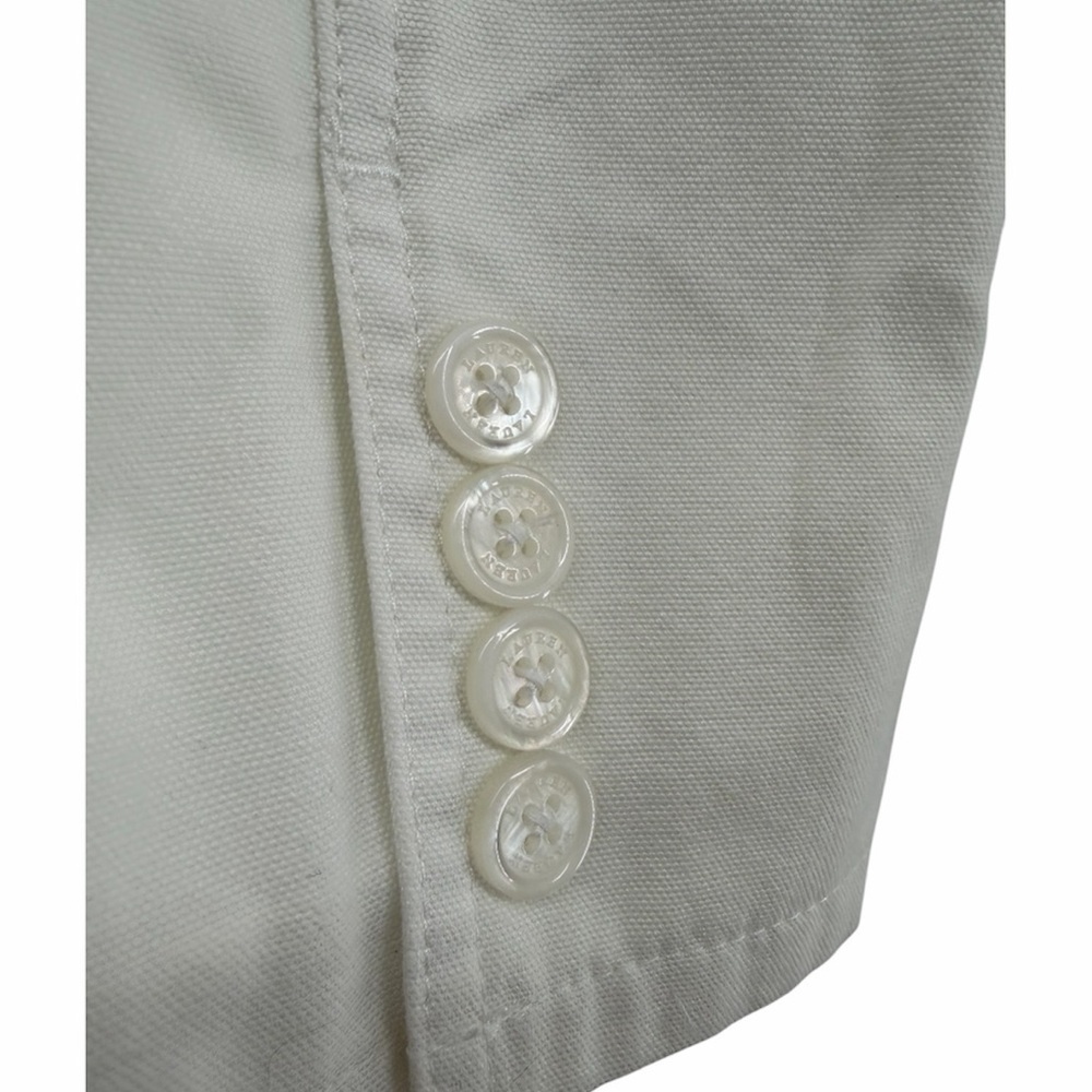 Ralph Lauren NWT Vintage White Cotton Denim Button Up Front Jacket Womens Size M - Picture 5 of 13
